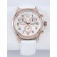 RELOJ INVICTA CON CORREA BLANCA DE CUERO, CAJA DE ACERO INOXIDABLE, DAMA