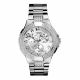 RELOJ GUESS CON CORREA PLATEADA DE ACERO INOXIDABLE, CAJA DE ACERO INOXIDABLE, DAMA