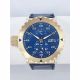 RELOJ INVICTA CON CORREA AZUL DE CUERO, CAJA DE ACERO INOXIDABLE, CABALLERO