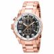 RELOJ INVICTA CON CORREA ORO ROSA DE ACERO INOXIDABLE, CAJA DE ACERO INOXIDABLE, CABALLERO