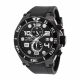 RELOJ INVICTA CON CORREA NEGRA DE SILI, CAJA DE ACERO INOXIDABLE, CABALLERO