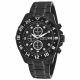 RELOJ INVICTA CON CORREA NEGRA DE ACERO INOXIDABLE, CAJA DE ACERO INOXIDABLE, CABALLERO