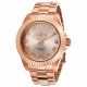 RELOJ INVICTA CON CORREA ORO ROSA DE ACERO INOXIDABLE, CAJA DE ACERO INOXIDABLE, CABALLERO