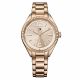 RELOJ TOMMY H CON CORREA ORO ROSA DE ACERO INOXIDABLE, CAJA DE ACERO INOXIDABLE, DAMA