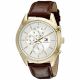 RELOJ TOMMY H CON CORREA MARRON DE CUERO, CAJA DE ACERO INOXIDABLE, CABALLERO