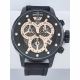 RELOJ INVICTA CON CORREA NEGRA DE SILI, CAJA DE ACERO INOXIDABLE, CABALLERO