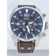 RELOJ INVICTA CON CORREA MARRON DE CUERO, CAJA DE ACERO INOXIDABLE, CABALLERO