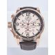 RELOJ INVICTA CON CORREA MARRON DE CUERO, CAJA DE ACERO INOXIDABLE, CABALLERO