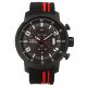 RELOJ INVICTA CON CORREA NEGRA DE SILI, CAJA DE ACERO INOXIDABLE, CABALLERO