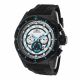 RELOJ INVICTA CON CORREA NEGRA DE SILI, CAJA DE ACERO INOXIDABLE, CABALLERO