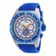 RELOJ INVICTA CON CORREA AZUL DE SILI, CAJA DE ACERO INOXIDABLE, CABALLERO