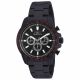 RELOJ INVICTA CON CORREA NEGRA DE ACERO INOXIDABLE, CAJA DE ACERO INOXIDABLE, CABALLERO