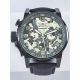RELOJ INVICTA CON CORREA NEGRA DE CUERO, CAJA DE ACERO INOXIDABLE, CABALLERO