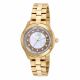 RELOJ INVICTA CON CORREA DORADA DE ACERO INOXIDABLE, CAJA DE ACERO INOXIDABLE, DAMA