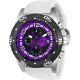 INVICTA PRO DIVER MEN 51MM STAINLESS STEEL STAINLESS STEEL BLACK PURPLE DIAL VD57 QUARTZ