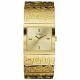 RELOJ GUESS CON CORREA DORADA DE ACERO INOXIDABLE, CAJA DE ACERO INOXIDABLE, DAMA