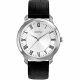 RELOJ BULOVA CON CORREA NEGRA DE CUERO, CAJA DE ACERO INOXIDABLE, CABALLERO