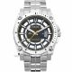 RELOJ BULOVA CON CORREA PLATEADA DE ACERO INOXIDABLE, CAJA DE ACERO INOXIDABLE, CABALLERO