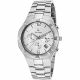 RELOJ BULOVA CON CORREA PLATEADA DE ACERO INOXIDABLE, CAJA DE ACERO INOXIDABLE, CABALLERO