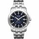 RELOJ BULOVA CON CORREA PLATEADA DE ACERO INOXIDABLE, CAJA DE ACERO INOXIDABLE, CABALLERO