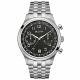 RELOJ BULOVA CON CORREA PLATEADA DE ACERO INOXIDABLE, CAJA DE ACERO INOXIDABLE, CABALLERO