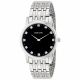 RELOJ BULOVA CON CORREA PLATEADA DE ACERO INOXIDABLE, CAJA DE ACERO INOXIDABLE, CABALLERO