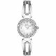 RELOJ BULOVA CON CORREA PLATEADA DE ACERO INOXIDABLE, CAJA DE ACERO INOXIDABLE, DAMA