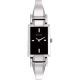 RELOJ BULOVA CON CORREA PLATEADA DE ACERO INOXIDABLE, CAJA DE ACERO INOXIDABLE, DAMA