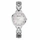 RELOJ BULOVA CON CORREA PLATEADA DE ACERO INOXIDABLE, CAJA DE ACERO INOXIDABLE, DAMA