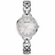 RELOJ BULOVA CON CORREA PLATEADA DE ACERO INOXIDABLE, CAJA DE ACERO INOXIDABLE, DAMA
