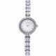 RELOJ BULOVA CON CORREA PLATEADA DE ACERO INOXIDABLE, CAJA DE ACERO INOXIDABLE, DAMA