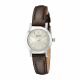 RELOJ BULOVA CON CORREA MARRON DE CUERO, CAJA DE ACERO INOXIDABLE, DAMA