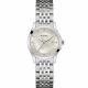 RELOJ BULOVA CON CORREA PLATEADA DE ACERO INOXIDABLE, CAJA DE ACERO INOXIDABLE, DAMA