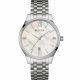 RELOJ BULOVA CON CORREA PLATEADA DE ACERO INOXIDABLE, CAJA DE ACERO INOXIDABLE, CABALLERO