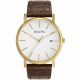 RELOJ BULOVA CON CORREA MARRON DE CUERO, CAJA DE ACERO INOXIDABLE, CABALLERO