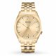 RELOJ BULOVA CON CORREA DORADA DE ACERO INOXIDABLE, CAJA DE ACERO INOXIDABLE, DAMA