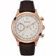 RELOJ BULOVA CON CORREA MARRON DE CUERO, CAJA DE ACERO INOXIDABLE, DAMA