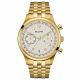 RELOJ BULOVA CON CORREA DORADA DE ACERO INOXIDABLE, CAJA DE ACERO INOXIDABLE, CABALLERO