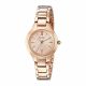 RELOJ BULOVA CON CORREA ORO ROSA DE ACERO INOXIDABLE, CAJA DE ACERO INOXIDABLE, DAMA