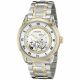 RELOJ BULOVA CON CORREA DOS TONOS DE ACERO INOXIDABLE, CAJA DE ACERO INOXIDABLE, CABALLERO
