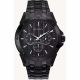 RELOJ BULOVA CON CORREA NEGRA DE ACERO INOXIDABLE, CAJA DE ACERO INOXIDABLE, CABALLERO