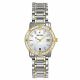 RELOJ BULOVA CON CORREA PLATEADA DE ACERO INOXIDABLE, CAJA DE ACERO INOXIDABLE, DAMA