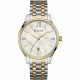 RELOJ BULOVA CON CORREA DOS TONOS DE ACERO INOXIDABLE, CAJA DE ACERO INOXIDABLE, CABALLERO