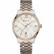 RELOJ BULOVA CON CORREA DOS TONOS DE ACERO INOXIDABLE, CAJA DE ACERO INOXIDABLE, CABALLERO