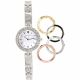 RELOJ BULOVA CON CORREA PLATEADA DE ACERO INOXIDABLE, CAJA DE ACERO INOXIDABLE, DAMA