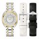 Reloj Adicional Pulso Blanco Y Negro Bulova