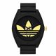 RELOJ ADIDAS CON CORREA NEGRA DE SILI, CAJA DE RESINA NEGRA, UNISEX