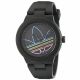 RELOJ ADIDAS CON CORREA NEGRA DE SILI, CAJA DE RESINA NEGRA, UNISEX