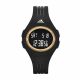 RELOJ ADIDAS CON CORREA NEGRA DE SILI, CAJA DE RESINA NEGRA, UNISEX