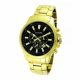 RELOJ CITIZEN CON CORREA DORADA DE ACERO INOXIDABLE, CAJA DE ACERO INOXIDABLE, CABALLERO